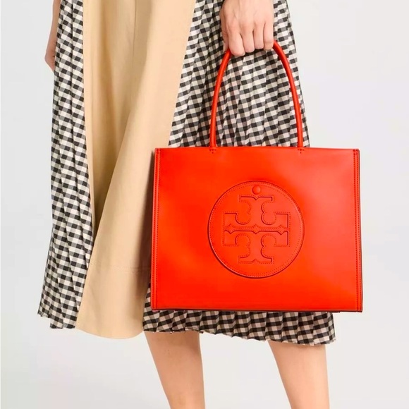Tory Burch Handbags - Tory Burch Ella Bio Tote in Poppy Red, new condition,comes with dust bag/gift bg
